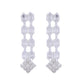 VOJ Silver Plated CZ Stones Studded Necklace Set - Swadesiicart