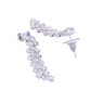 VOJ Silver Plated CZ And Artifical Stones Studded Necklace Set - Swadesiicart