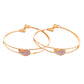 VOJ Set of 2 Gold-Polished AD Stone Studded Classic Bangles - Swadesiicart