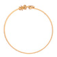 VOJ Set of 2 Gold-Polished Stone Studded Heart Shaped Bangles - Swadesiicart