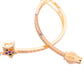 VOJ Set of 2 Gold-Polished Multi Colour Stone Studded Star Shaped Bangles - Swadesiicart