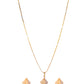 VOJ Gold-Polished Geomatrical AD Stone Studded Chain Set - Swadesiicart
