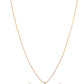 VOJ Gold-Polished Tear Drop Shaped Ruby Red Stone Studded Chain Set - Swadesiicart