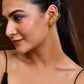 VOJ Gold Polished Circular Openable Ear Cuff - Swadesiicart