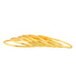 VOJ Set of 6, Gold Polished Anti Tarnish Bangles - Swadesiicart