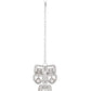 VOJ Silver - Plated American Diamond Studded Jewellery Set - Swadesiicart