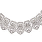 VOJ Silver - Plated American Diamond Studded Jewellery Set - Swadesiicart
