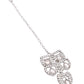 VOJ Silver - Plated American Diamond Studded Jewellery Set - Swadesiicart