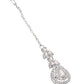 VOJ Silver-Plated CZ Studded Jewellery Set With Maang Tikka - Swadesiicart