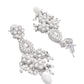 VOJ Silver-Plated CZ Stone And Pearl Necklace With Earrings And Maang Tikka Set - Swadesiicart