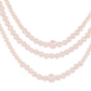 VOJ Gold Polished Artifical Pearl Mutli Layer Necklace And Earrings Set - Swadesiicart