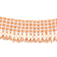 VOJ Gold Polished Artifical Beads And Stone Studded Necklace And Earrings Set - Swadesiicart