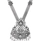 VOJ Oxidized Silver-Plated Artificial Beaded Long Jewellery Set - Swadesiicart