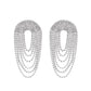 VOJ Silver-Plated Cubic Stone Studded Jewellery Set - Swadesiicart
