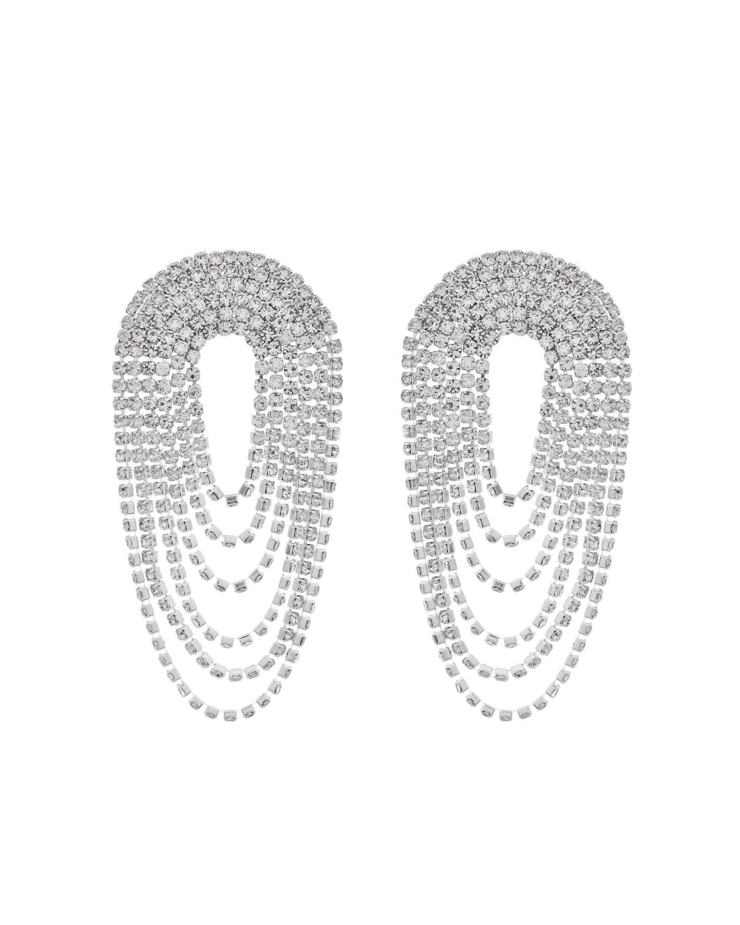 VOJ Silver-Plated Cubic Stone Studded Jewellery Set - Swadesiicart