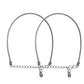 VOJ Set of 2 Rhodium Plated Snake Chain Anklet - Swadesiicart