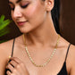 VOJ Gold Polished Heart Shaped Stainless Steel Chain For Women - Swadesiicart
