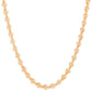 VOJ Gold Polished Heart Shaped Stainless Steel Chain For Women - Swadesiicart