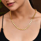 VOJ Women Gold Polished Geometric Shaped Stainless Steel Chain - Swadesiicart