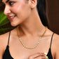 VOJ Women Gold Polished Geometric Shaped Stainless Steel Chain - Swadesiicart