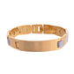 VOJ Men's Dual Toned Grid Bracelet - Swadesiicart