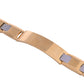 VOJ Men's Dual Toned Grid Bracelet - Swadesiicart