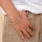 VOJ Men Silver & Gold-Toned Link Bio Energy Bracelet - Swadesiicart