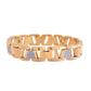 VOJ Stainless Steel Men's Gold Polished Link Bracelet - Swadesiicart