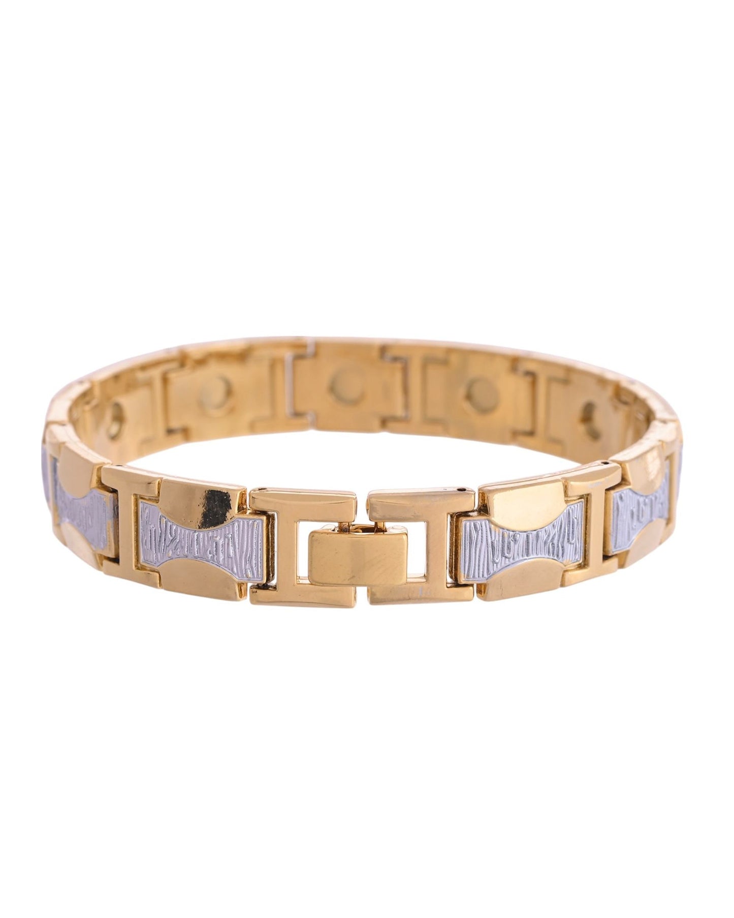 VOJ Double Toned Magnetic Bracelets For Men - Swadesiicart