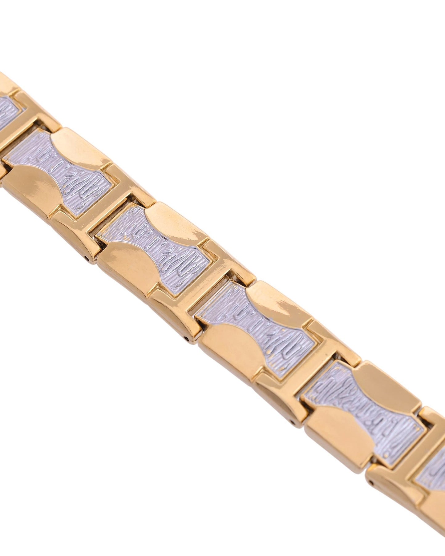 VOJ Double Toned Magnetic Bracelets For Men - Swadesiicart