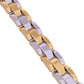 VOJ Magnetic Gold Stainless Steel Dual Color Bracelet For Men - Swadesiicart