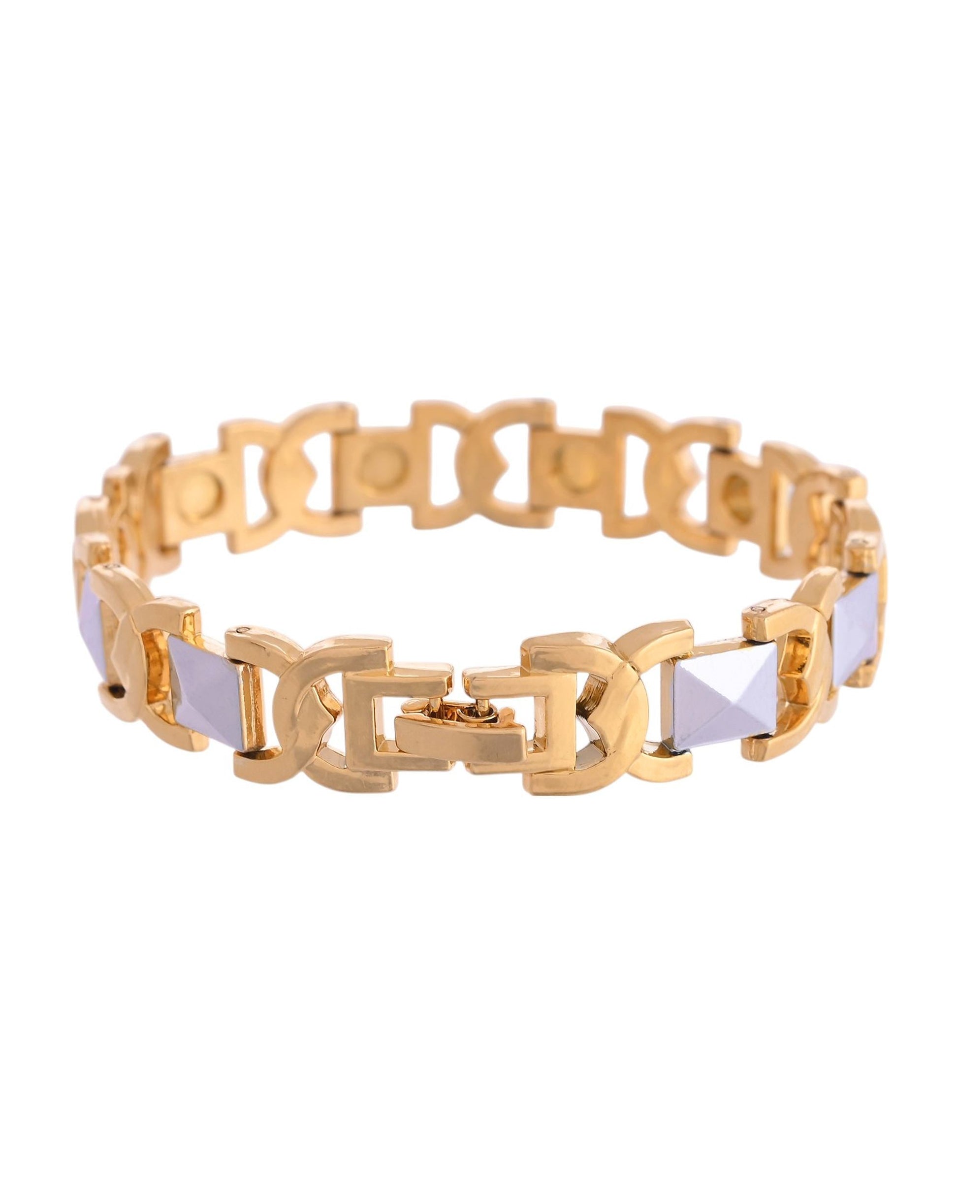 VOJ Dual Plated Men's Loose Bracelet - Swadesiicart