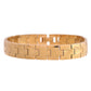 VOJ Textured Gold Polished Men's Bracelet - Swadesiicart