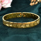 VOJ Textured Gold Polished Men's Bracelet - Swadesiicart