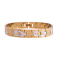 VOJ Dual Plated Textured Men’s Bracelet - Swadesiicart
