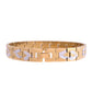 VOJ Dual Plated Textured Men’s Bracelet - Swadesiicart