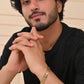 VOJ Textured Double Toned Men's Bracelet - Swadesiicart