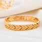 VOJ Gold Toned Magnetic Therapy Bracelet for Men - Swadesiicart
