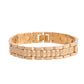 VOJ Men's Gold-Toned Textured Tungsten Steel Magnetic Bracelet - Swadesiicart