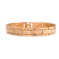 VOJ Classic Gold-Toned Stainless Steel Power Element Bracelet - Swadesiicart