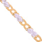 VOJ Men Gold Polished & Silver-Toned Exquisite Alloy Link Bracelet - Swadesiicart