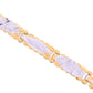 VOJ Men's Double Toned Textural Linked Bracelet - Swadesiicart