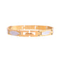 VOJ Men's Double Toned Textural Linked Bracelet - Swadesiicart