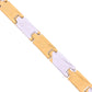 VOJ Dual Toned Alloy Bracelet For Men - Swadesiicart