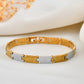 VOJ Dual Toned Alloy Bracelet For Men - Swadesiicart