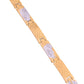 VOJ Dual Toned Alloy Textural Bracelet For Men - Swadesiicart