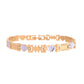 VOJ Gold And Silver Toned Stainless Steel Designer Bracelet For Men - Swadesiicart