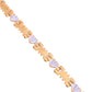 VOJ Gold And Silver Toned Stainless Steel Designer Bracelet For Men - Swadesiicart