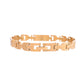 VOJ Dual Toned Textural Designer Bracelet For Men - Swadesiicart
