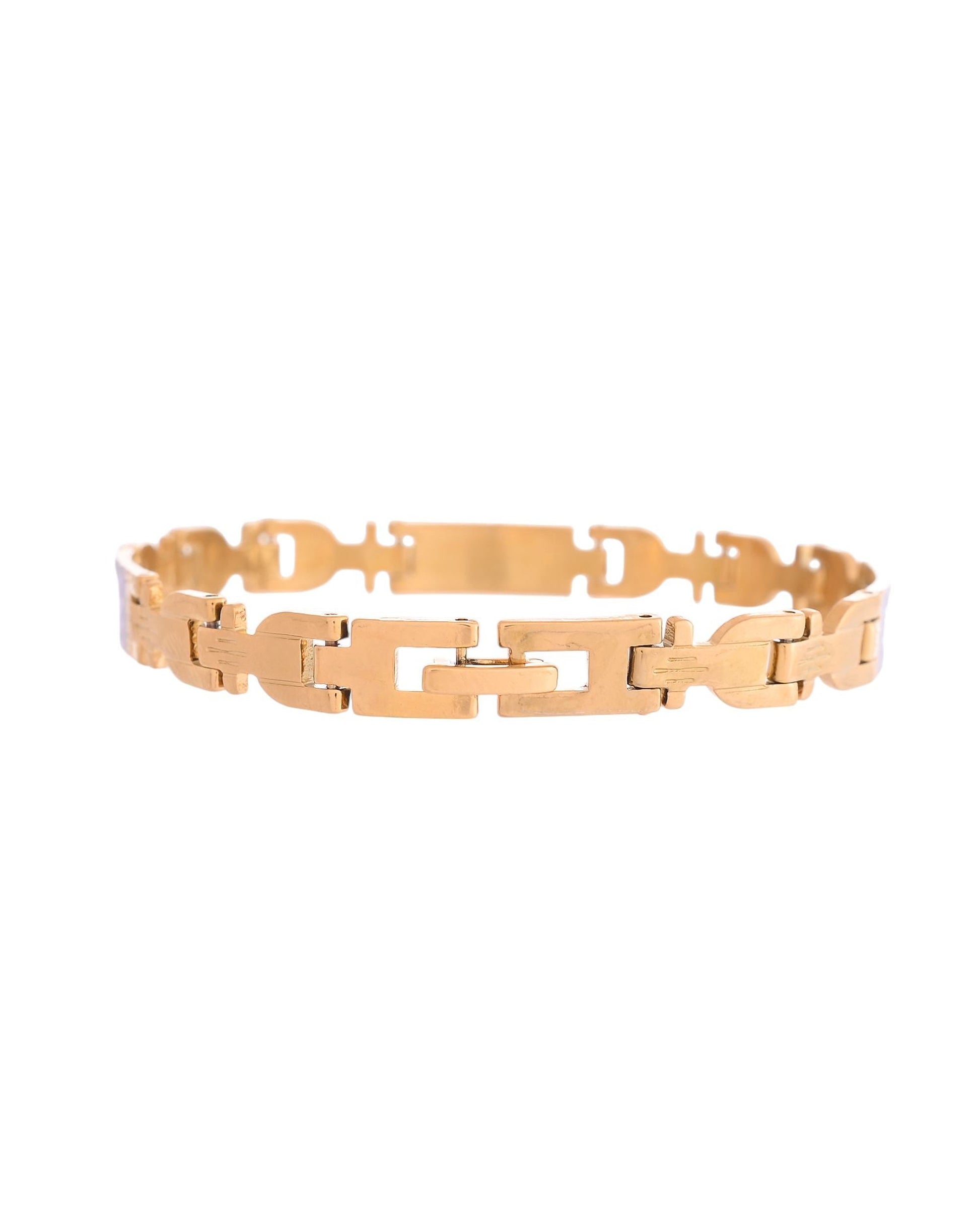 VOJ Dual Toned Textural Designer Bracelet For Men - Swadesiicart